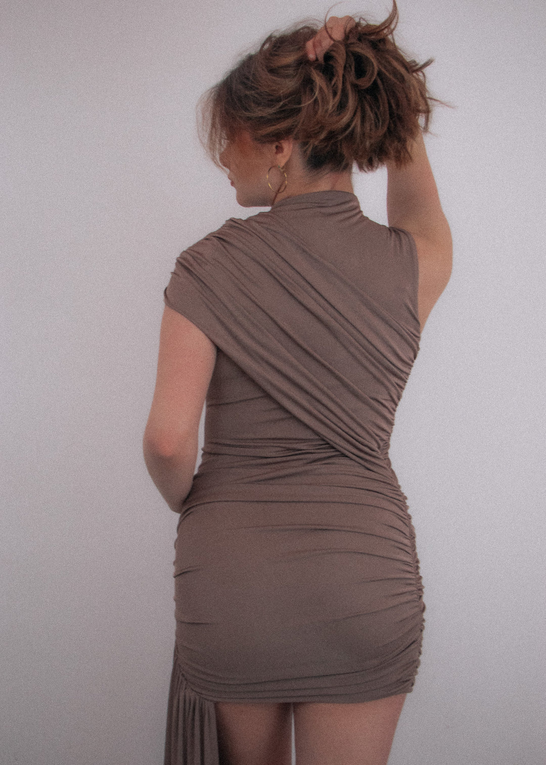 Muse in Mocha Mini Dress