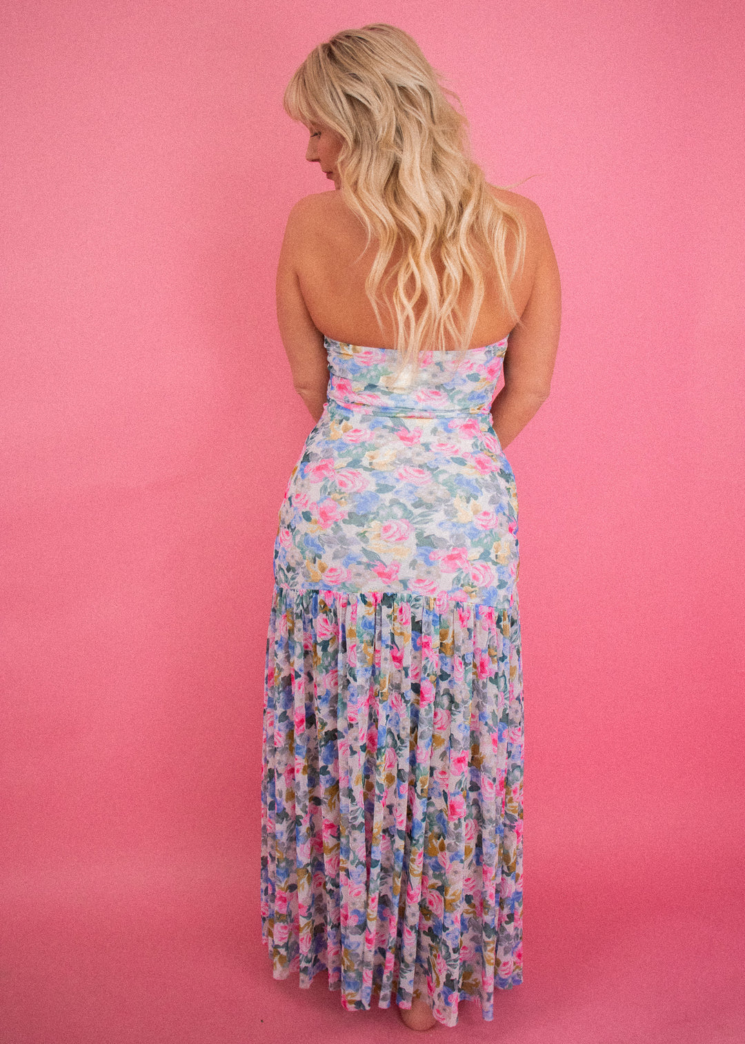 Spring Florals Maxi Dress