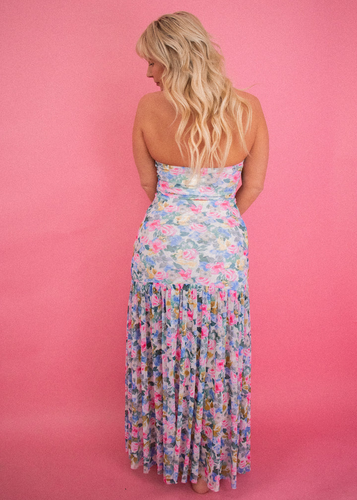Spring Florals Maxi Dress