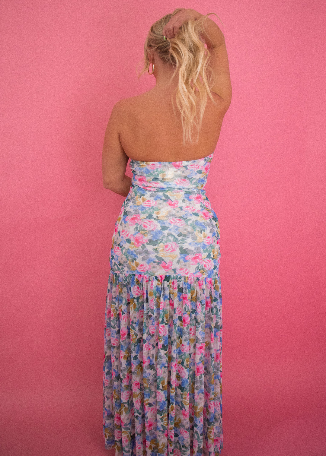 Spring Florals Maxi Dress