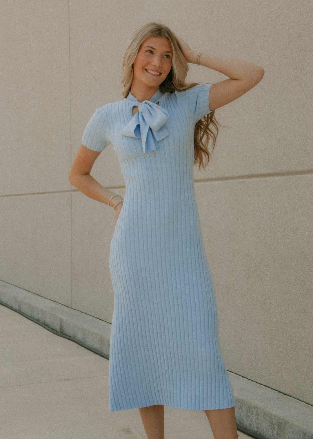 Powder Blue Maxi Dress