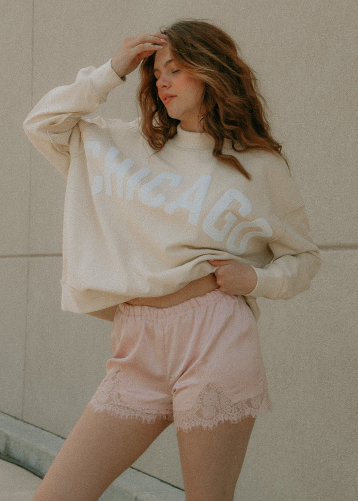 Samantha Rose Satin and Lace Short