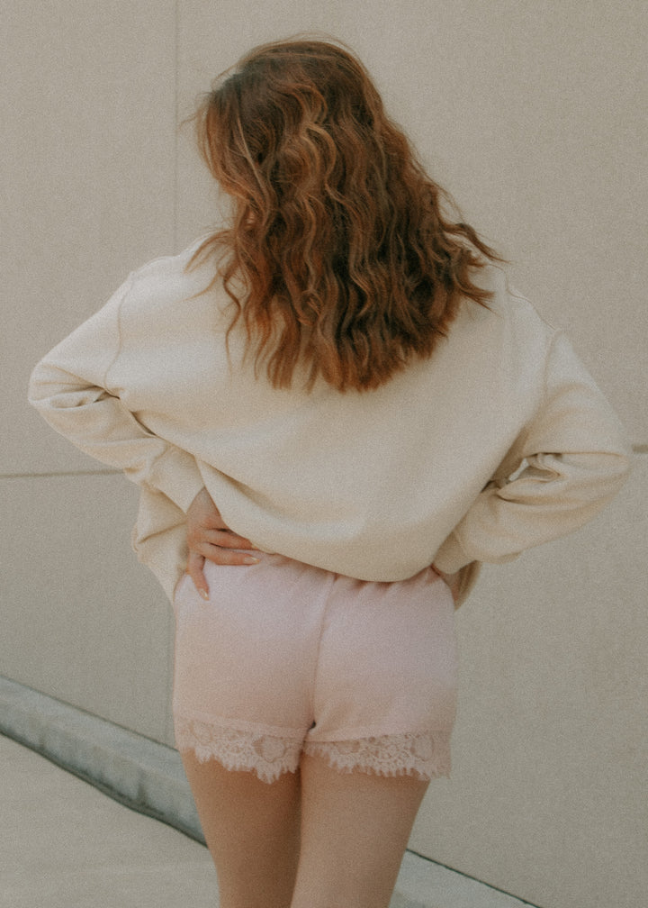 Samantha Rose Satin and Lace Short