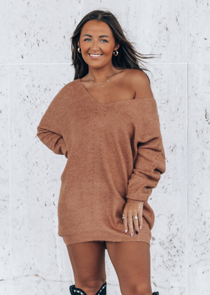 Thankful Apricot Sweater Tunic