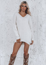 Thankful Cream Sweater Tunic