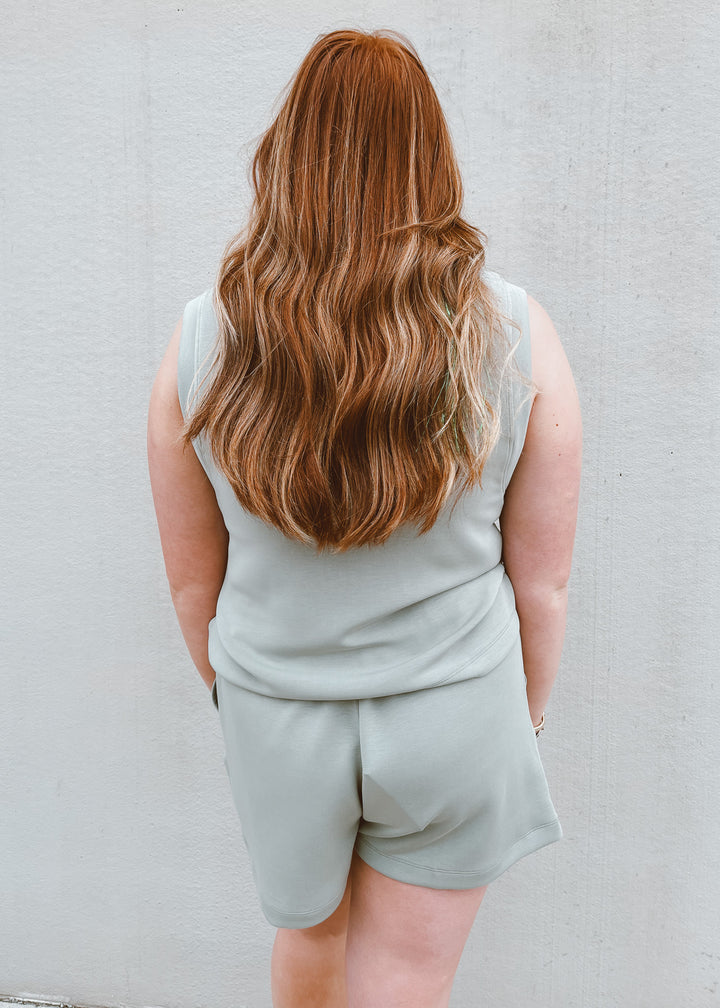 green athleisure outfit 