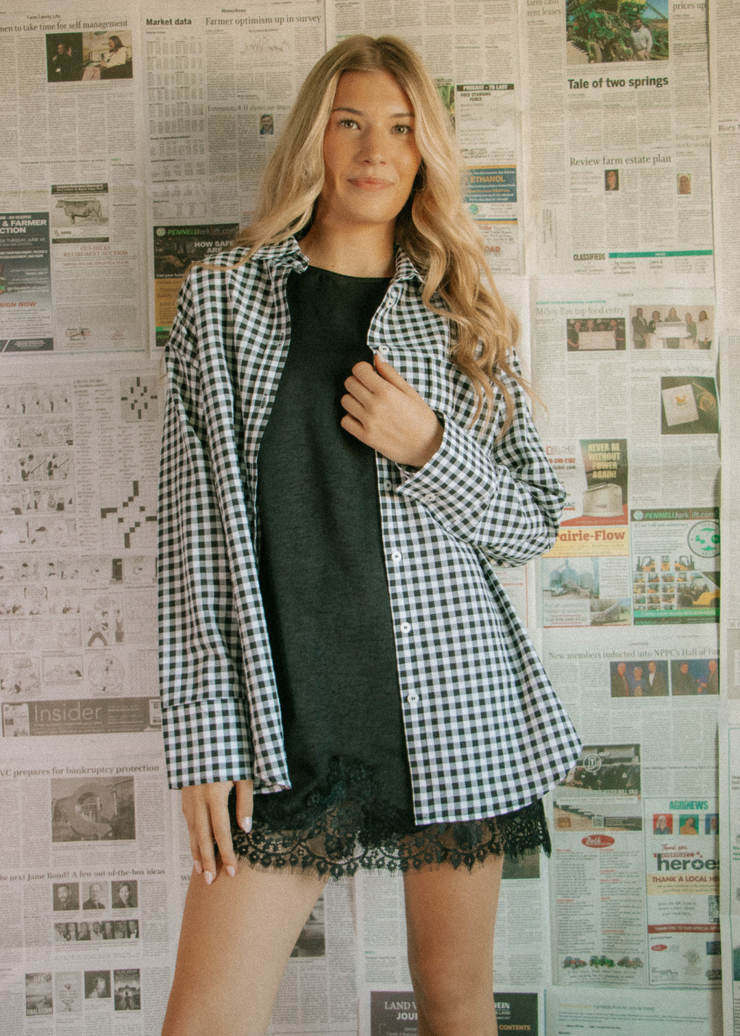 Picnic After Dark Oversized Shirt