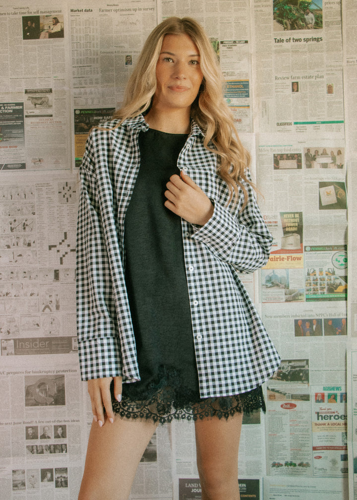 Picnic After Dark Oversized Shirt