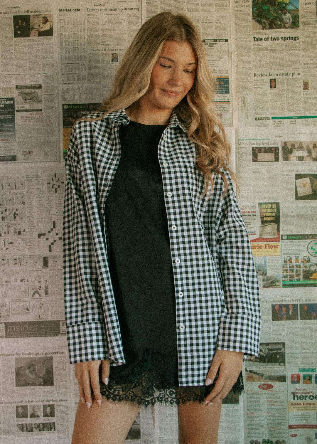 Picnic After Dark Oversized Shirt