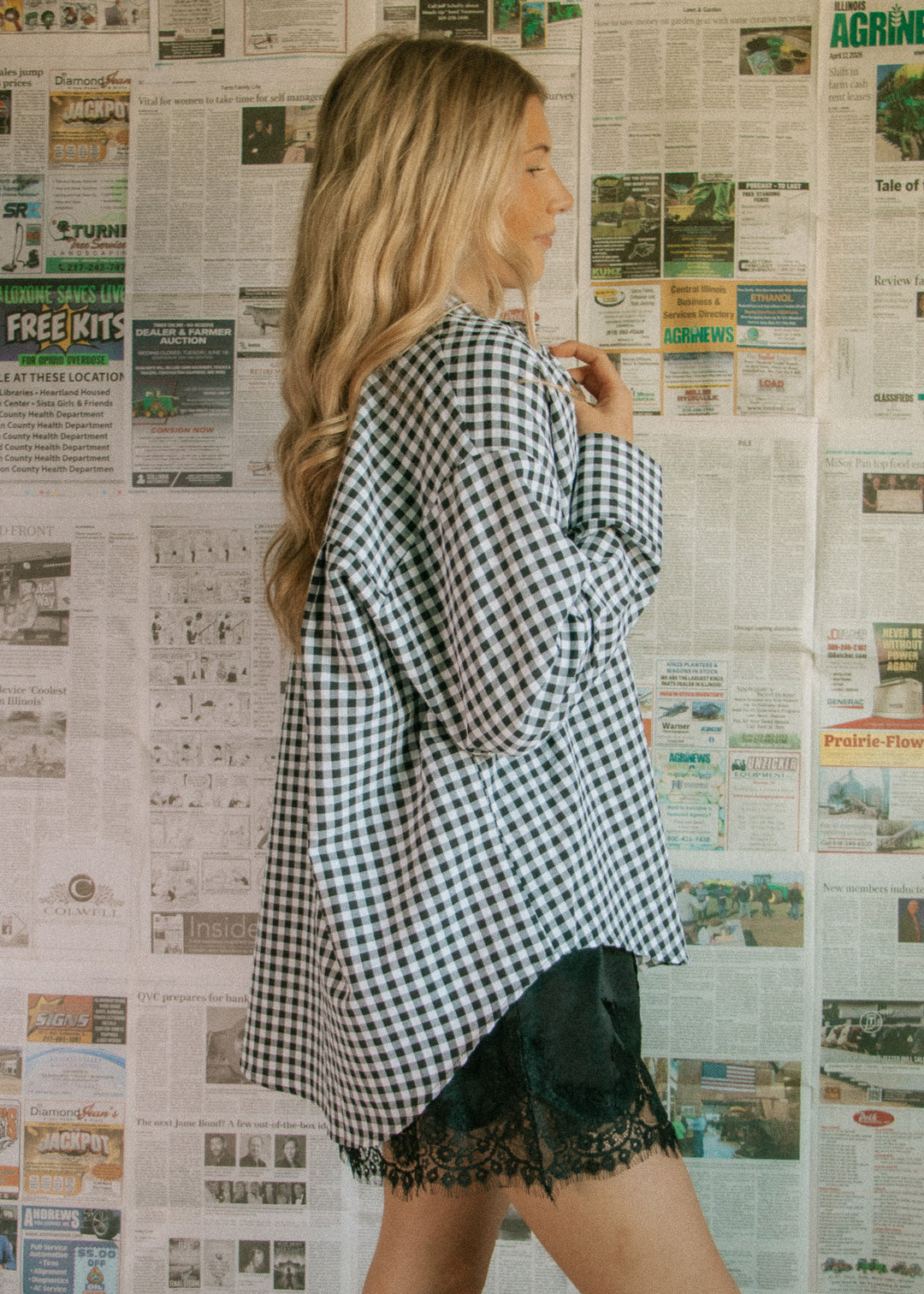 Picnic After Dark Oversized Shirt