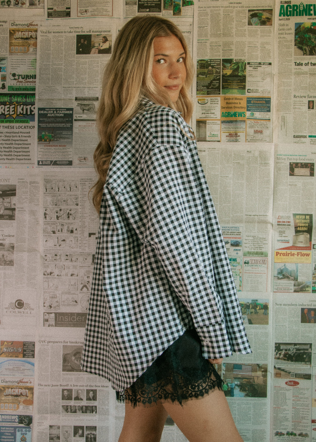 Picnic After Dark Oversized Shirt