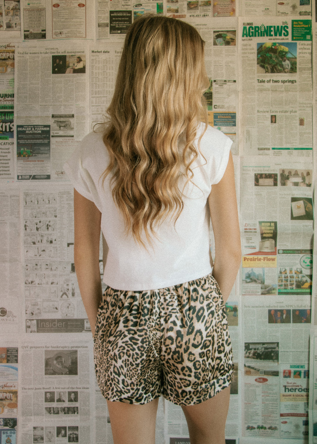 White Boxy Tee