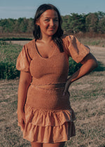 Rustic Clay Skirt