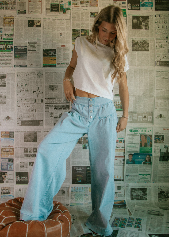 The Kylie Wide Leg Jean