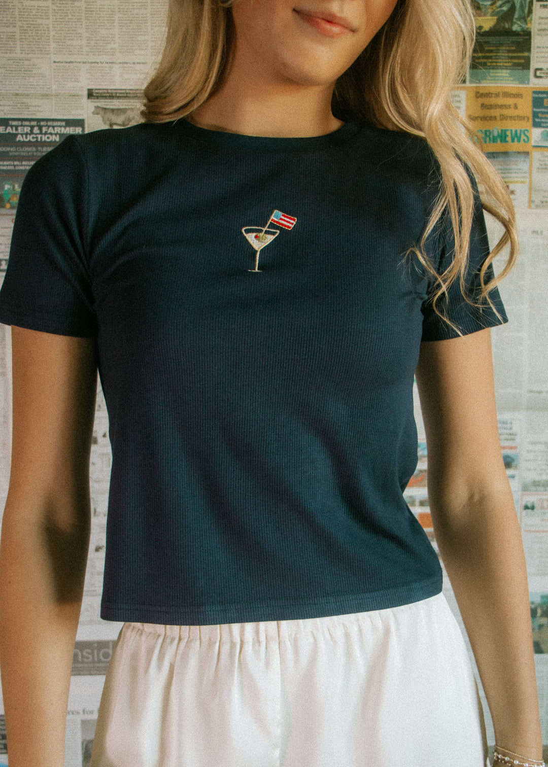 Stars, Stripes, and Martinis Tee