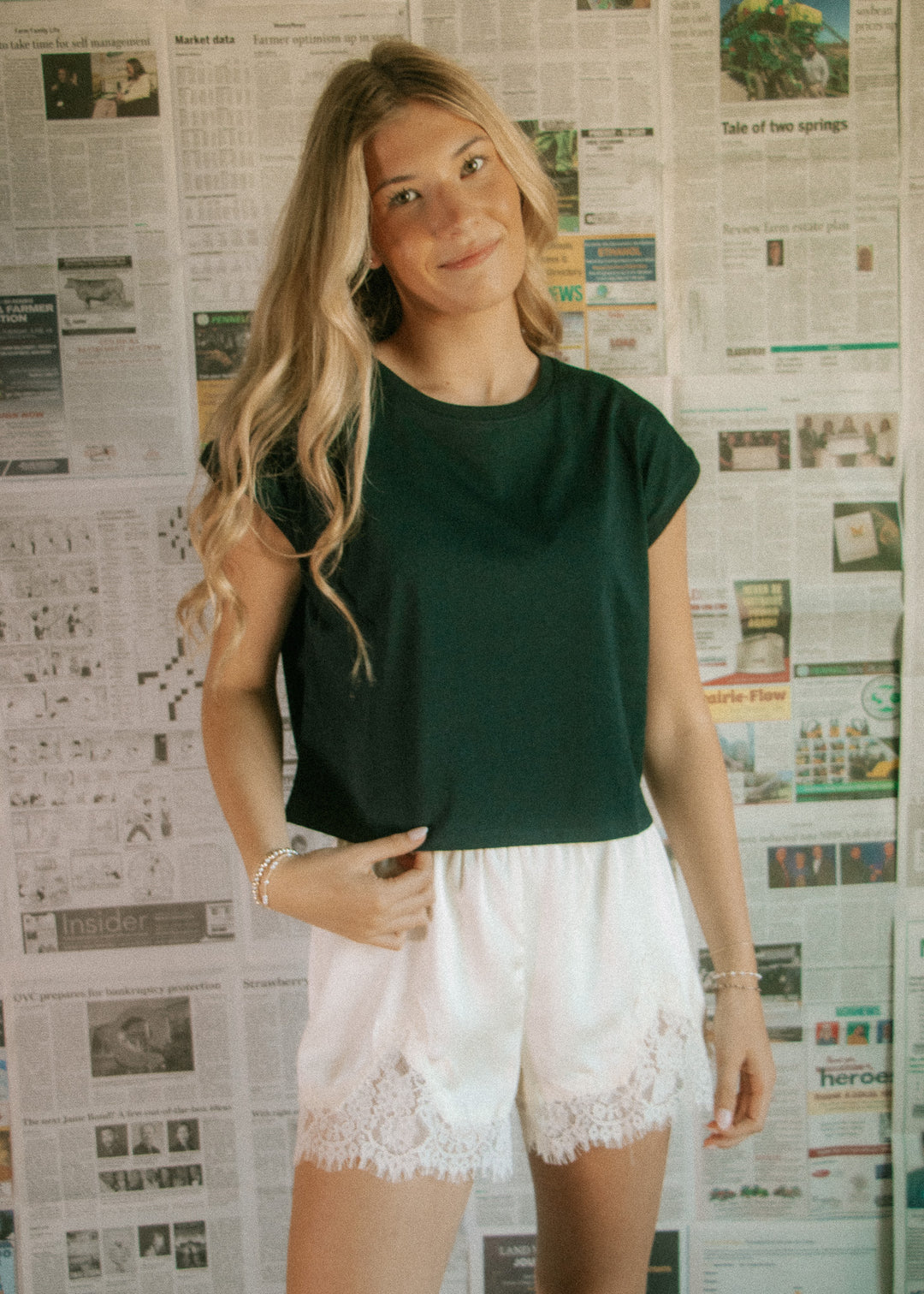 Black Boxy Tee