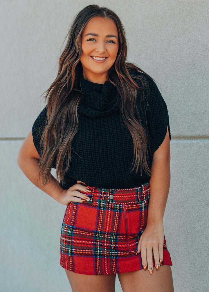 Red skort 