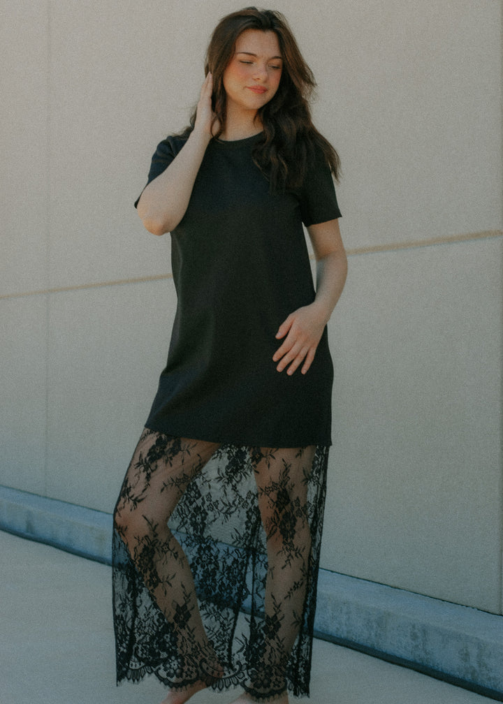 Black Belle Lace Dress