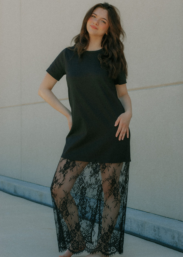 Black Belle Lace Dress