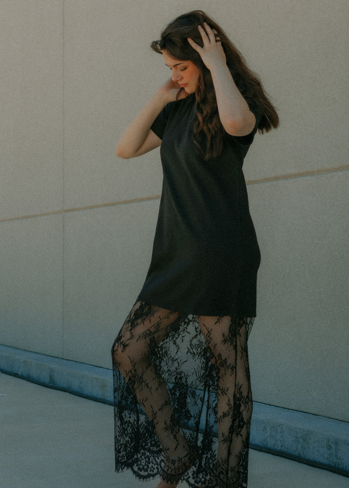 Black Belle Lace Dress