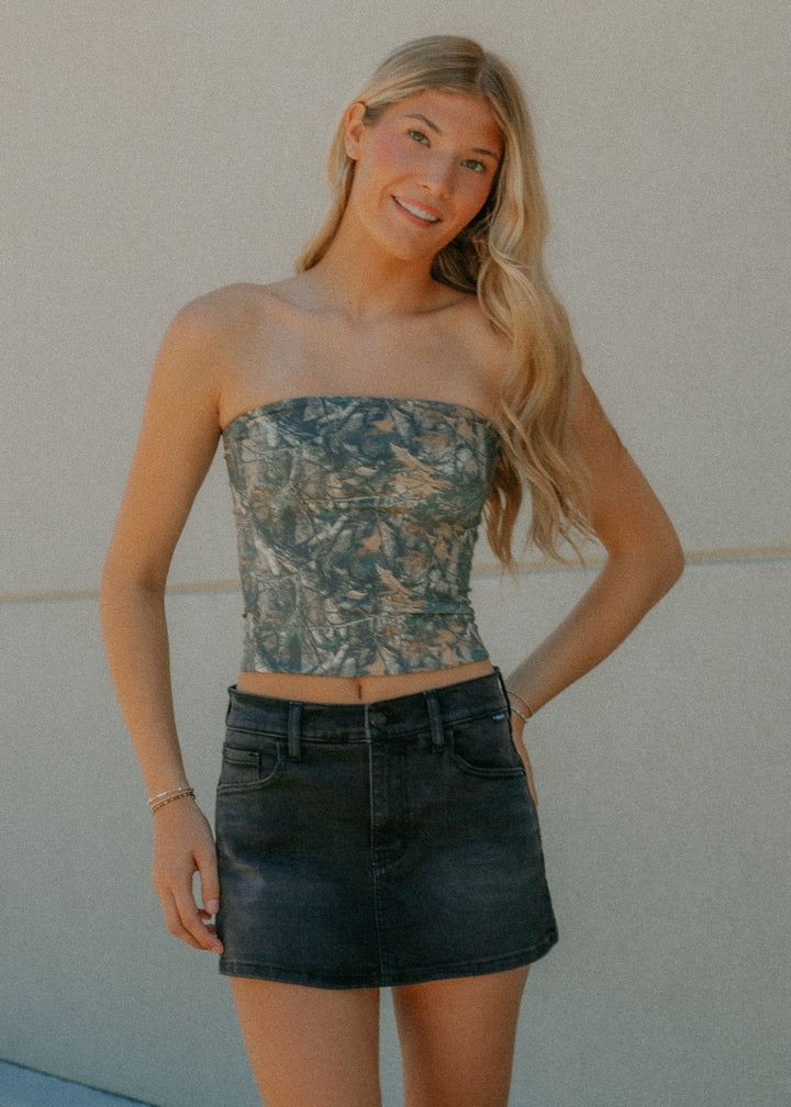 Camo Cowgirl Tube Top