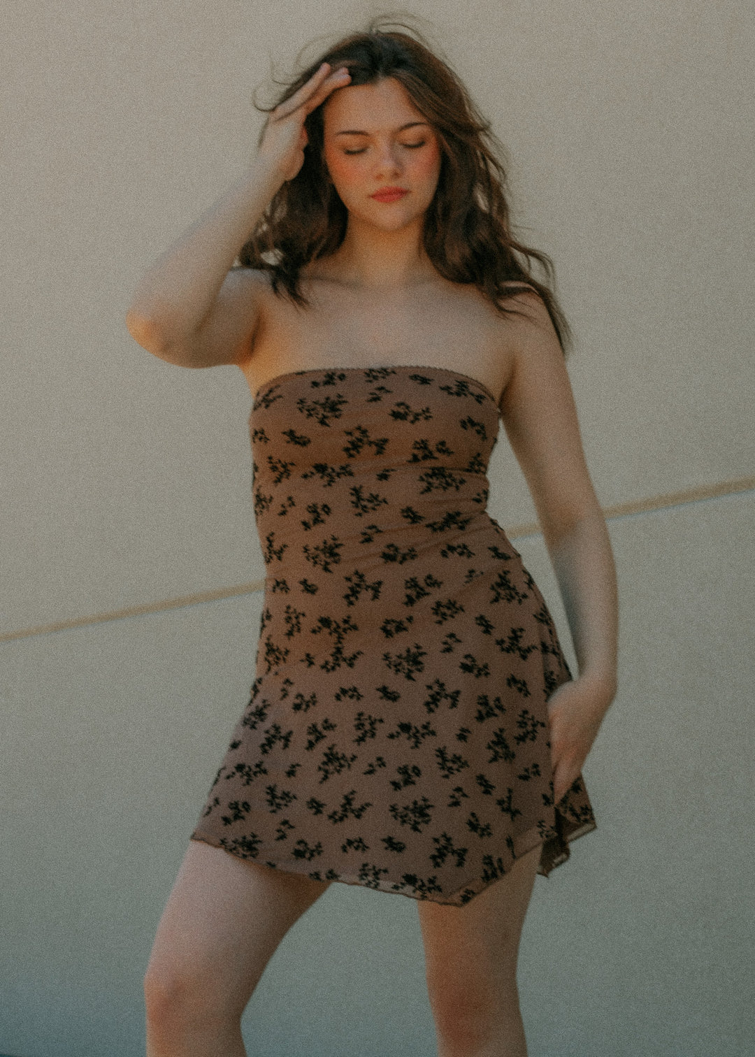 Mocha Rodeo Mini Dress