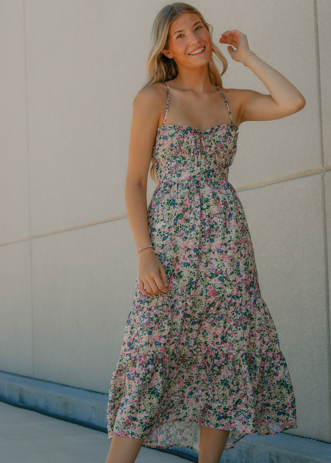 Picked for You Floral Midi Dress