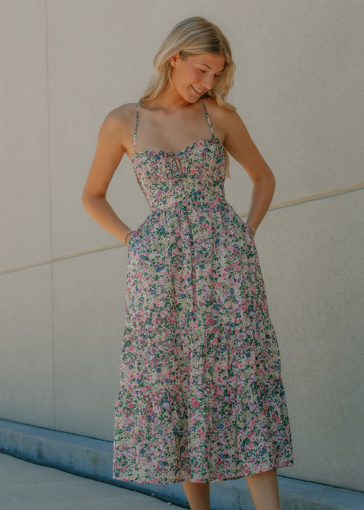 Picked for You Floral Midi Dress