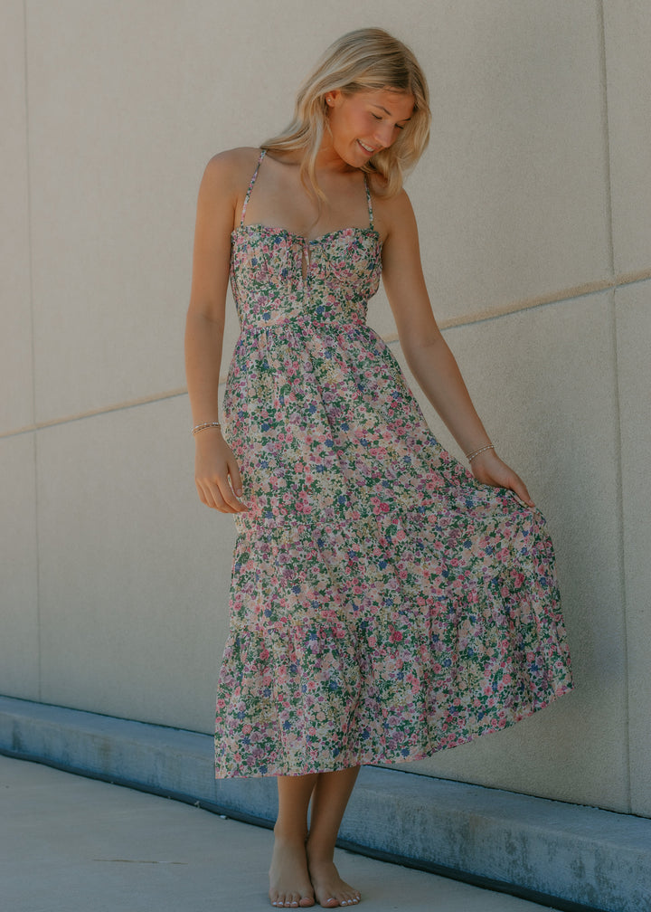 Picked for You Floral Midi Dress