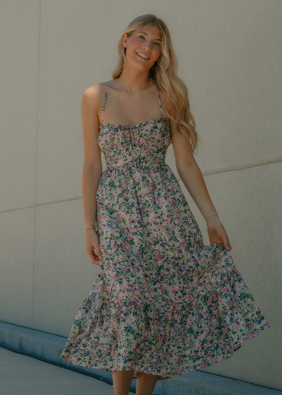Picked for You Floral Midi Dress
