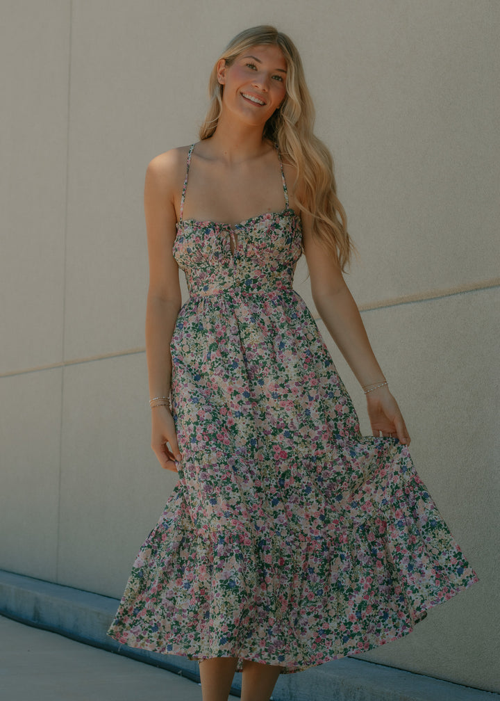Picked for You Floral Midi Dress