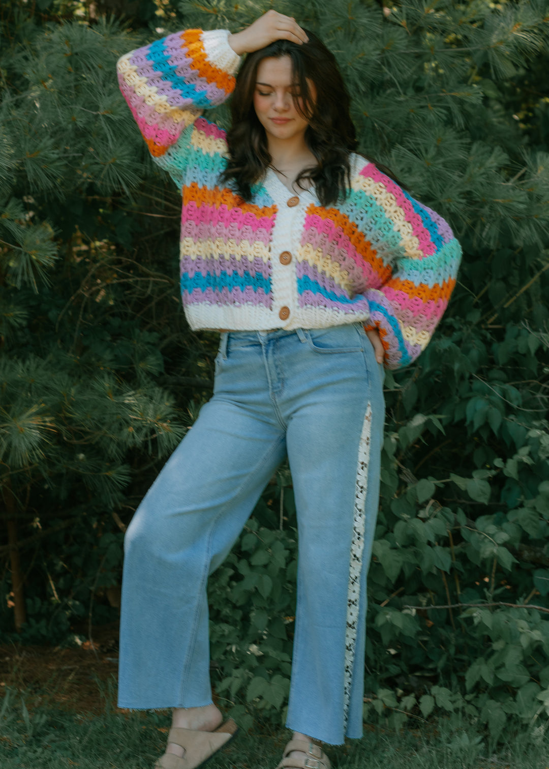 Flower Child Denim Jeans