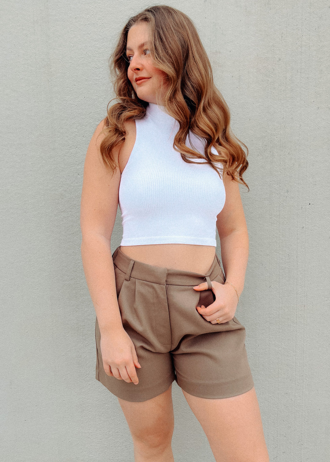 mock neck top 