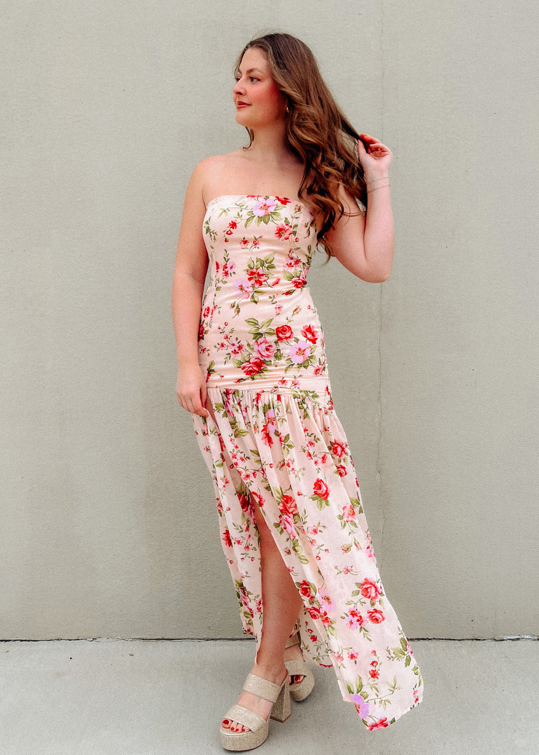 high slit dress 