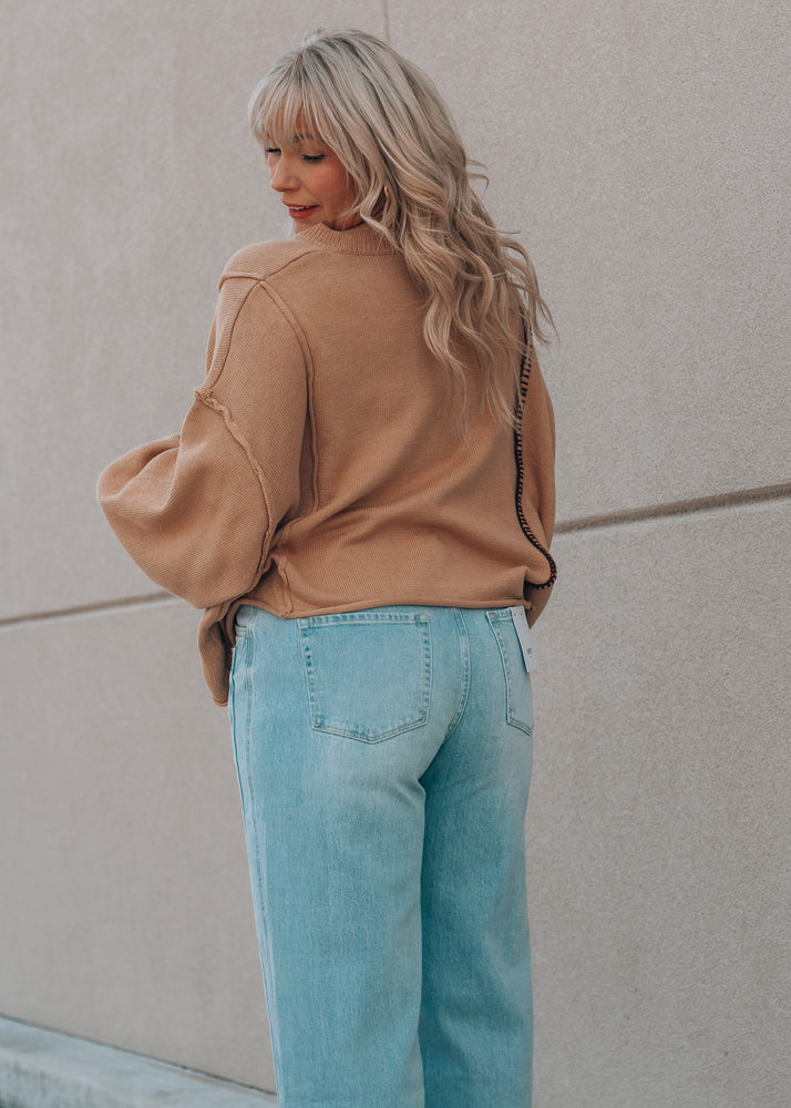 Caramel Latte Oversized Sweater