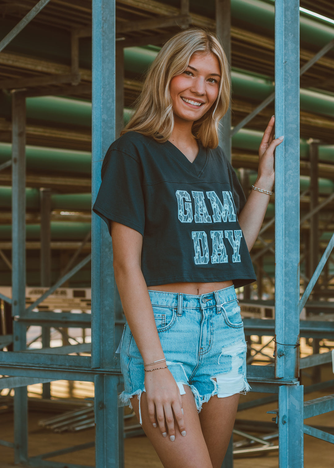 Ozzy Distressed Denim Short
