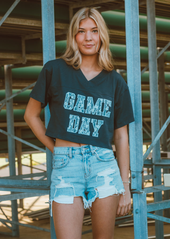 Ozzy Distressed Denim Short