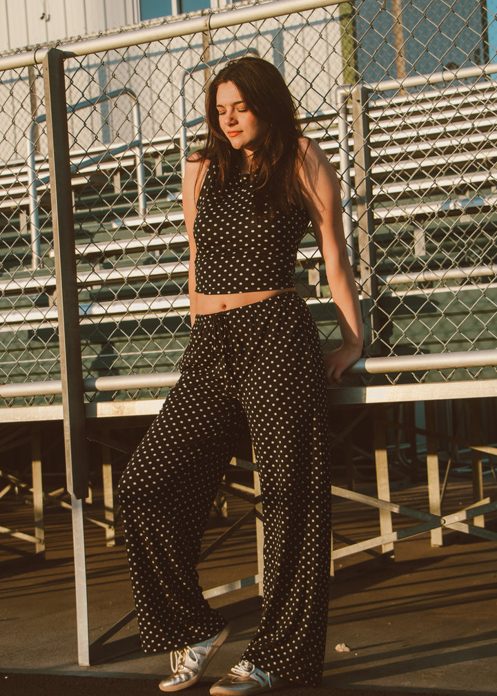 The Spotlight Polka Dot Top