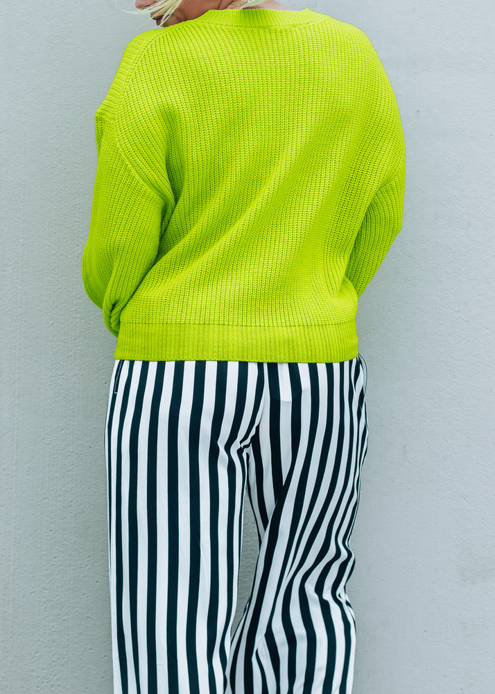 Lemon Lime Knit Sweater