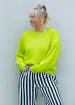 Lemon Lime Knit Sweater