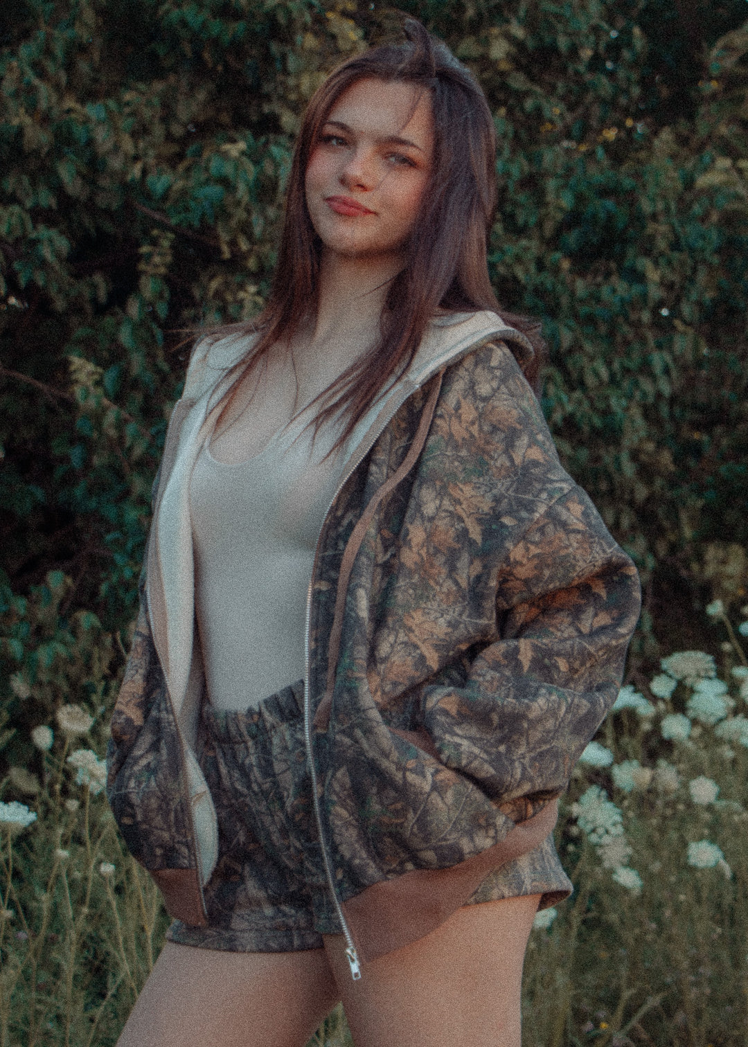 Camo Crush Zip-Up Jacket