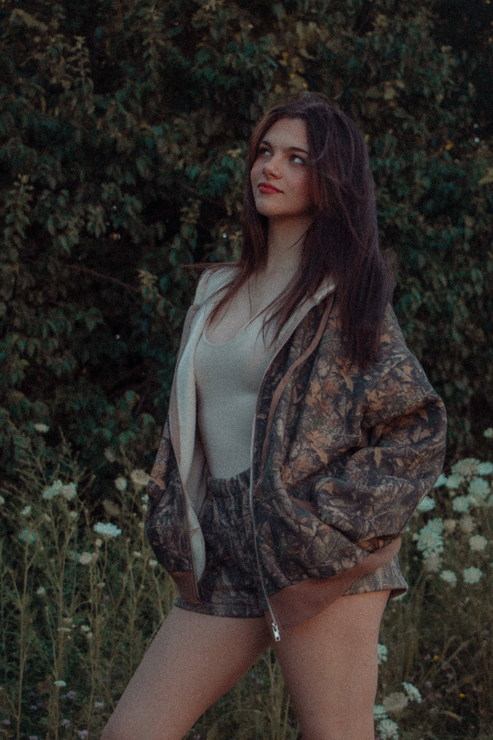 Camo Crush Zip-Up Jacket