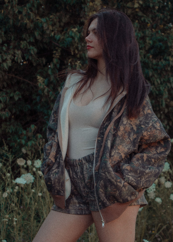 Camo Crush Zip-Up Jacket