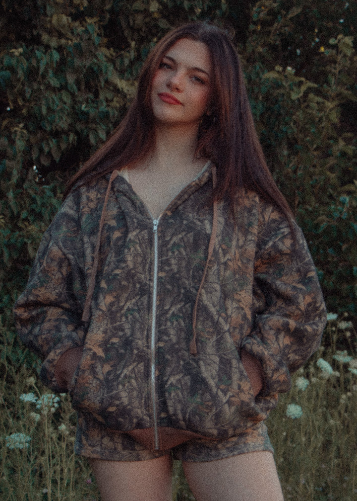 Camo Crush Zip-Up Jacket