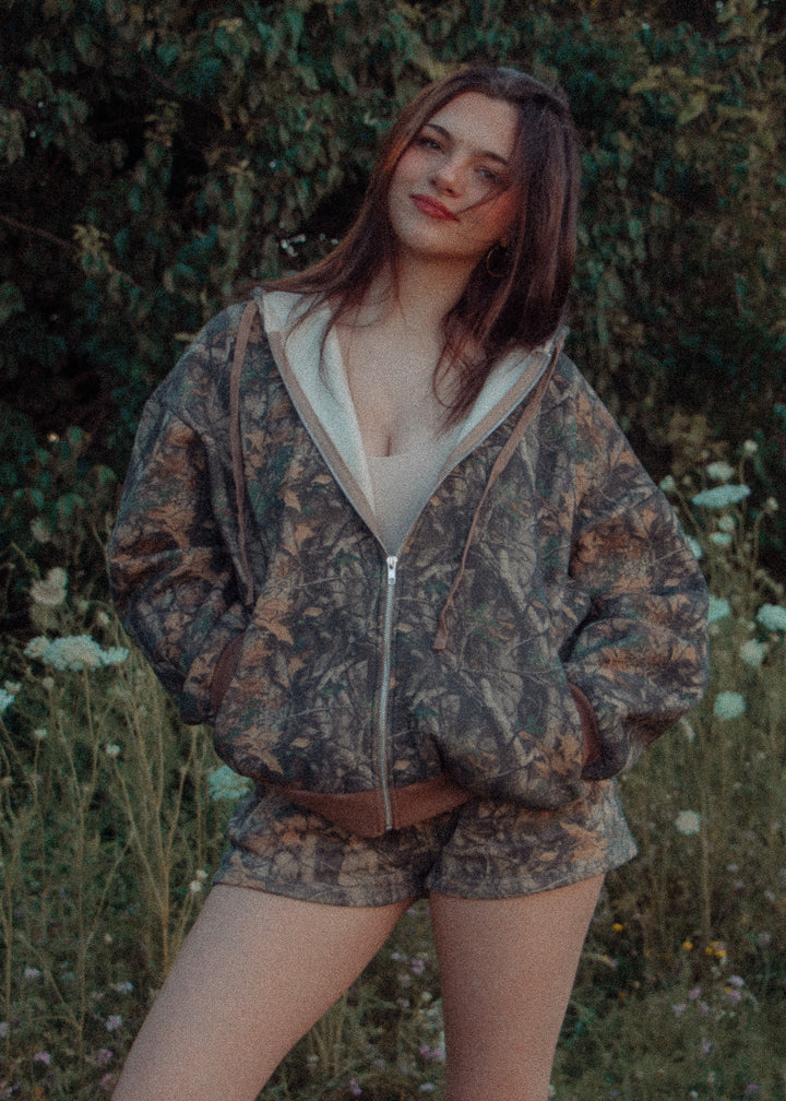 Camo Crush Zip-Up Jacket