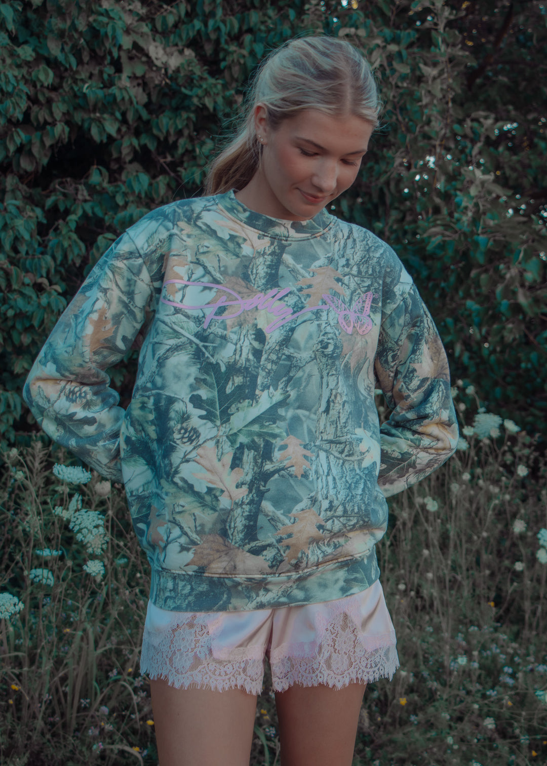 Dolly Camo Sweatshirt