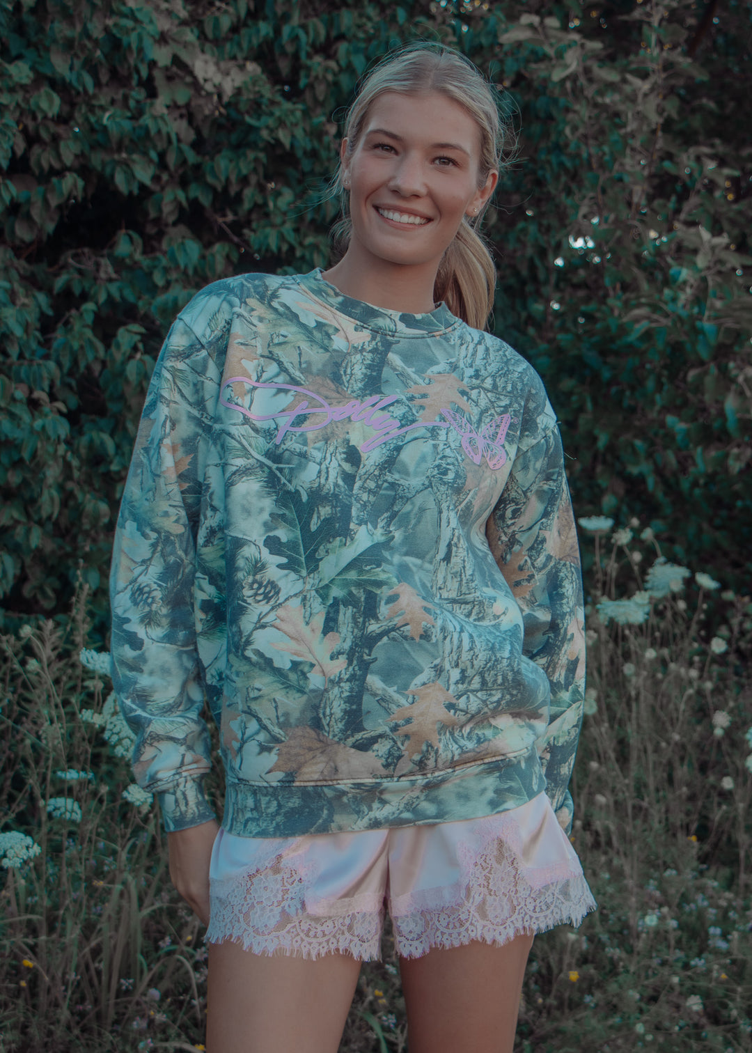 Dolly Camo Sweatshirt