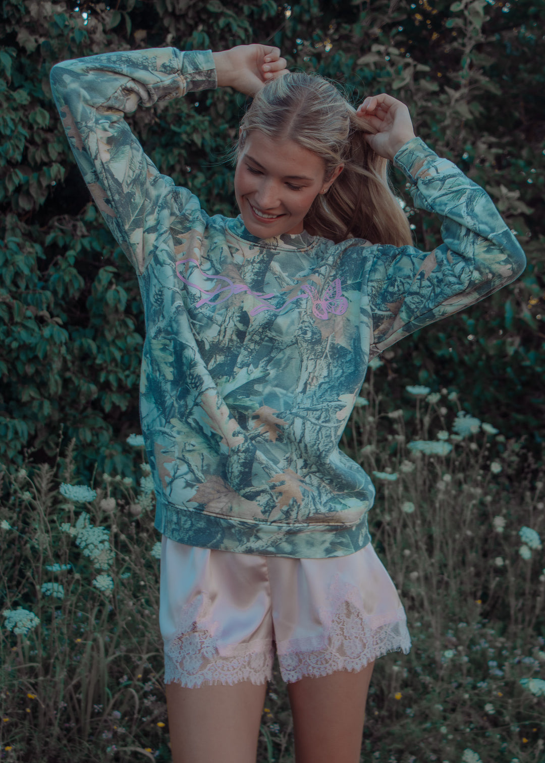 Dolly Camo Sweatshirt