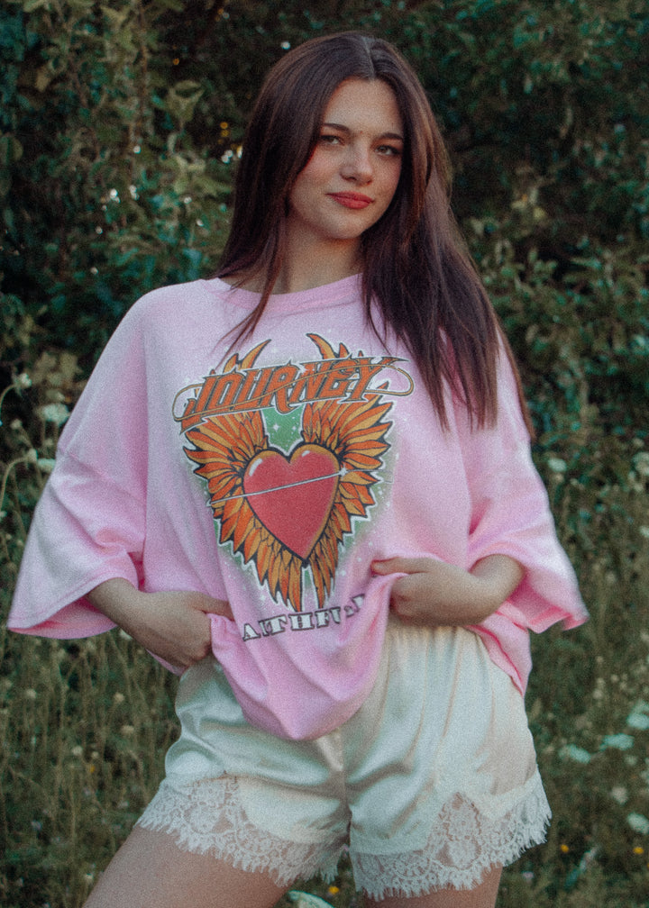 Pink Faithfully Journey Tee