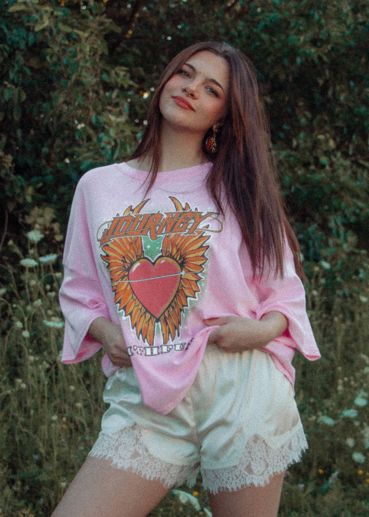 Pink Faithfully Journey Tee